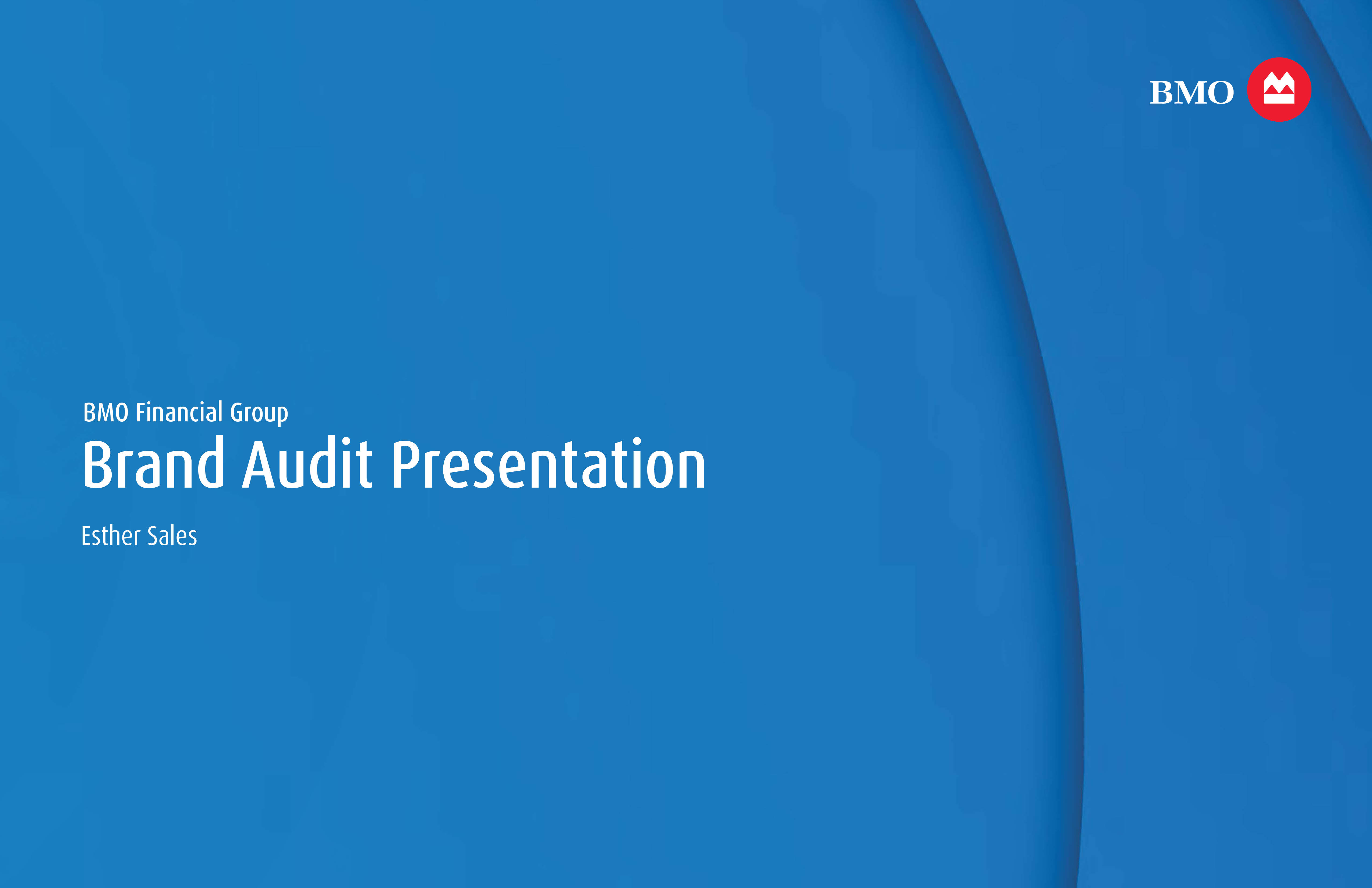 BMO brand audit presentation