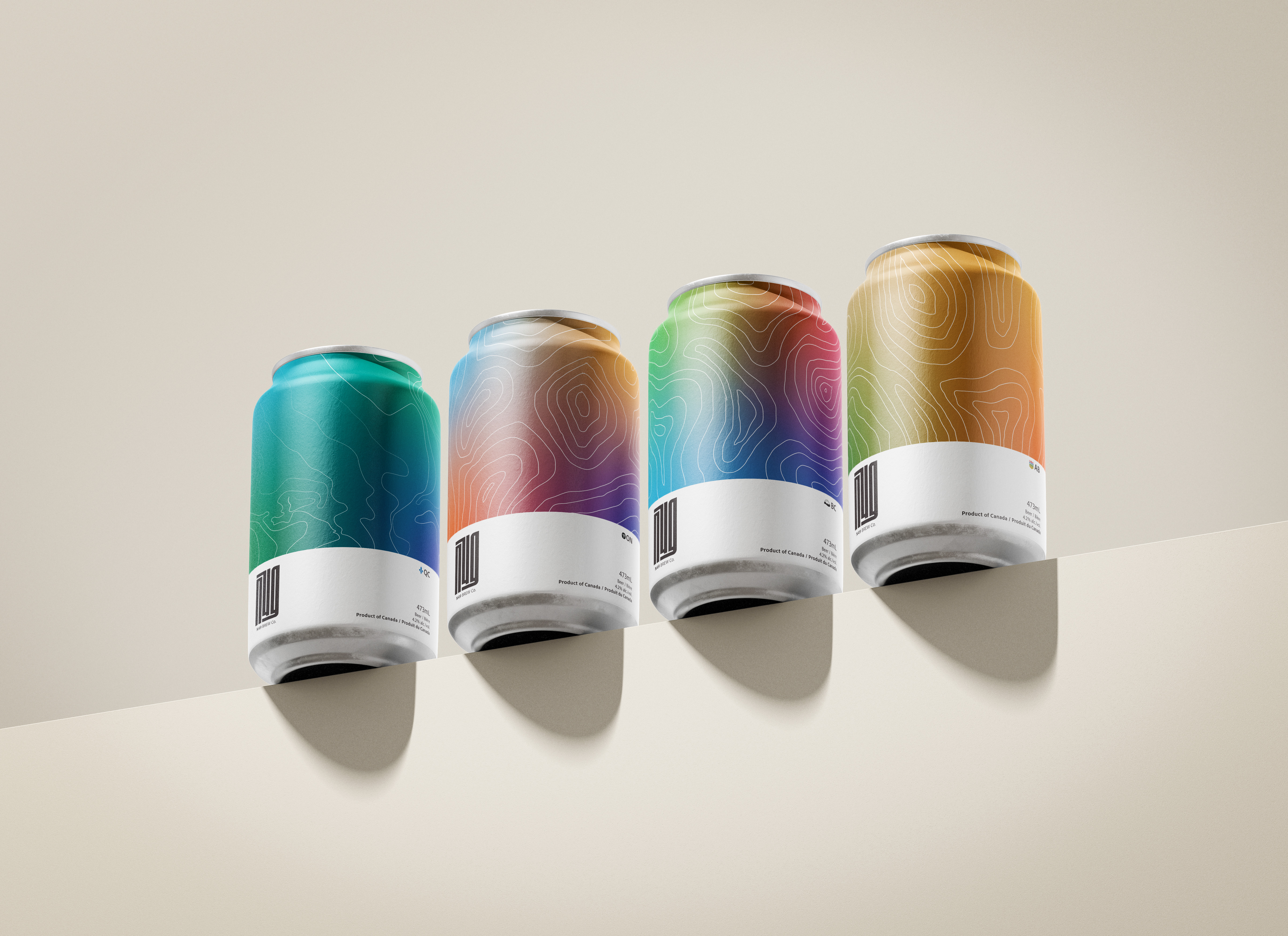N49 Canadian beer packaging
