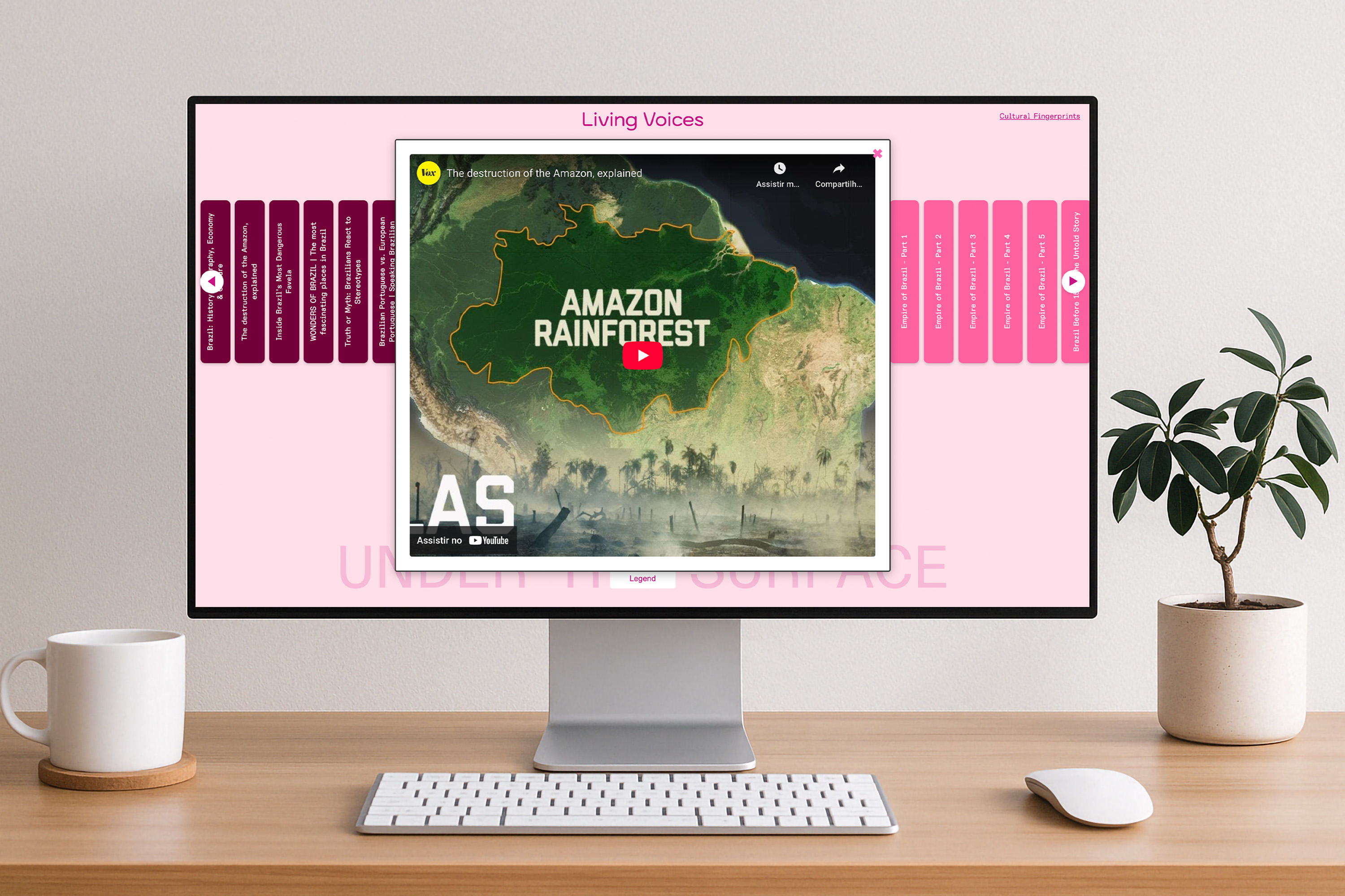 Living Voices interactive video archive